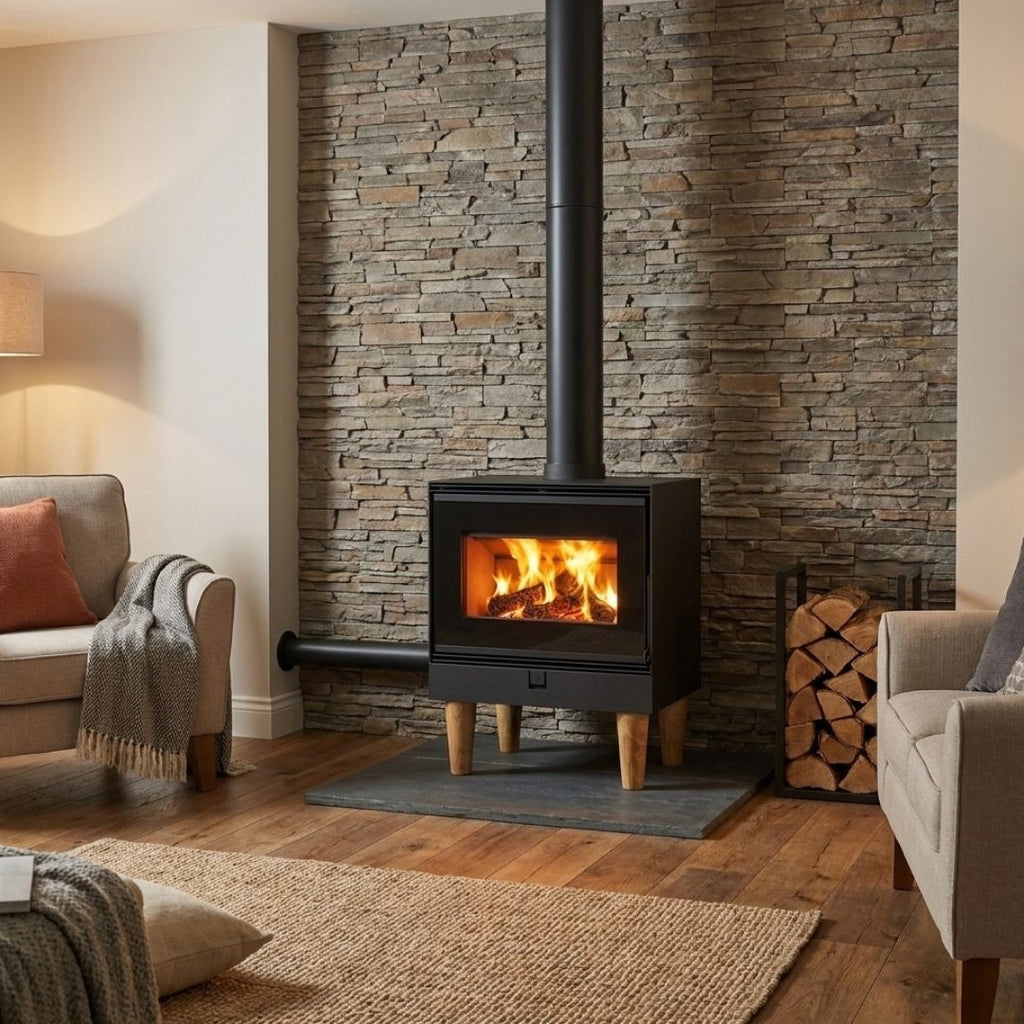 Poêle à bois Erable 10.8kw Linea vz