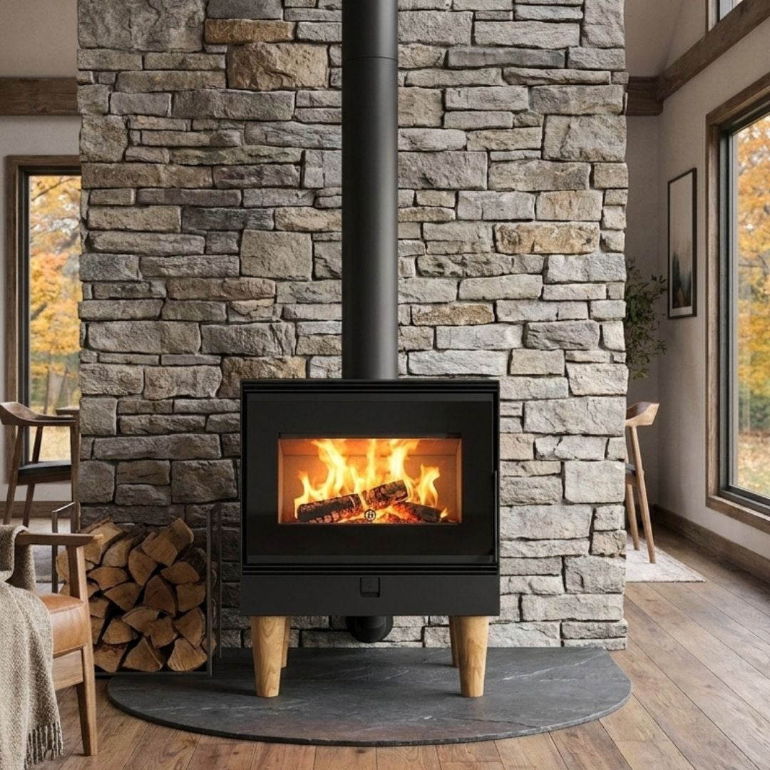 Poêle à bois Erable 10.8kw Linea vz